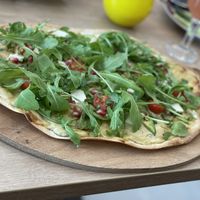 Vegan flammkuchen - Café Alter Markt, Euskirchen   at Cafe Alter Markt in Euskirchen