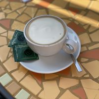 Soy milk cappuccino - Café Alter Markt, Euskirchen   at Cafe Alter Markt in Euskirchen