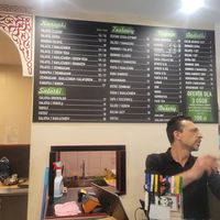 Menu at Niedaleko Damaszku in Warsaw