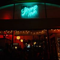 Exterior of the bar at Strange Town in Milwaukee