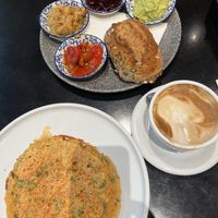 New vegan breakfast    at Cafe Landwer - Ramat Aviv Mall in Tel Aviv