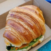 Veg croissants at FacePlant in Geelong