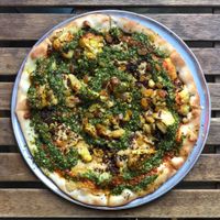 “King” Vegan Pie at Tony Boloney's Hoboken in Hoboken