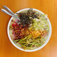Economic rice. Love the variety of ingredient selection at Yi Xin Vegetarian 一心素食 in Central Singapore