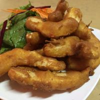 mock prawns  at Yi Xin Vegetarian 一心素食 in Central Singapore