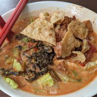 Laksha at Yi Xin Vegetarian 一心素食 in Central Singapore