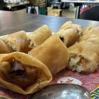Spring rolls  at Yi Xin Vegetarian 一心素食 in Central Singapore