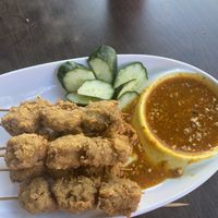 Satay skewers   at Yi Xin Vegetarian 一心素食 in Central Singapore