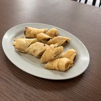 Spring rolls   at Yi Xin Vegetarian 一心素食 in Central Singapore