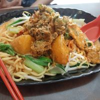 Curry noodles! at Yi Xin Vegetarian 一心素食 in Central Singapore