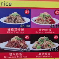 Fried rice at Yi Xin Vegetarian 一心素食 in Central Singapore