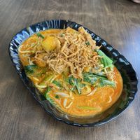 Chicken curry noodles  #Veganuary at Yi Xin Vegetarian 一心素食 in Central Singapore