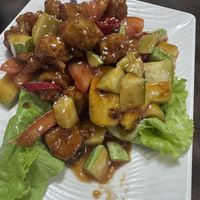 Sweet & sour chicken   at Yi Xin Vegetarian 一心素食 in Central Singapore