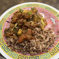 Sweet and sour chicken   at Yi Xin Vegetarian 一心素食 in Central Singapore