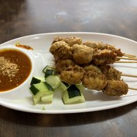 Satay chicken   at Yi Xin Vegetarian 一心素食 in Central Singapore