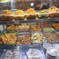 Selection of food at Yi Xin Vegetarian 一心素食 in Central Singapore