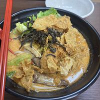 Laksa  at Yi Xin Vegetarian 一心素食 in Central Singapore