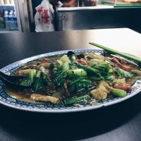 Hor fun ($4.50) at Yi Xin Vegetarian 一心素食 in Central Singapore