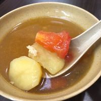 Tomato Potato Soup at Yi Xin Vegetarian 一心素食 in Central Singapore