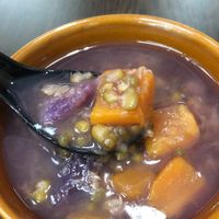 Green Bean Sweet Potato Soup (Dessert) at Yi Xin Vegetarian 一心素食 in Central Singapore