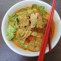 Laksa yummy coconutty and 😋 at Yi Xin Vegetarian 一心素食 in Central Singapore