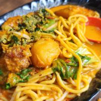 Curry Chicken noodle at Yi Xin Vegetarian 一心素食 in Central Singapore