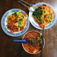 Top eye view at Yi Xin Vegetarian 一心素食 in Central Singapore