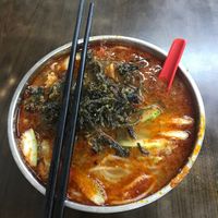Penang Assam Laksa. Very spicy. Amazing. at Yi Xin Vegetarian 一心素食 in Central Singapore