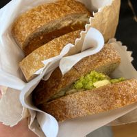 Great vegan sandwiches  at The Milko in Woodend