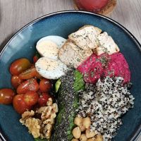 Budda bowl (with extra egg) at Pitaya by Juice Code in Penang