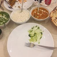 Aloo Paneer and a tomato veg curry  at Yashoda Indian Restaurant in Nha Trang