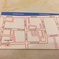 Street Map at Yashoda Indian Restaurant in Nha Trang