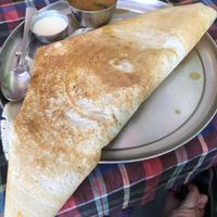 Masala dosa, amazing and vegan at Marwadi Restaurant in Pokhara