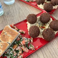 Falafel Teller  at Bellevue di Monaco in Munich