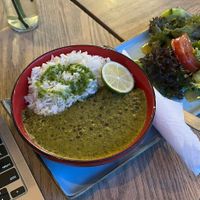 Spinat Kokos Dal  at Bellevue di Monaco in Munich