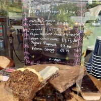 Treats menu at Eden Project in St Austell