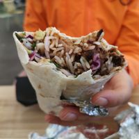 Vegan jackfruit burrito at Eden Project in St Austell