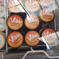 vegan ice cream in the retail area at Eden Project in St Austell