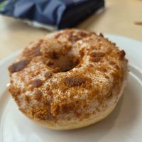 Biscoff donut at Eden Project in St Austell