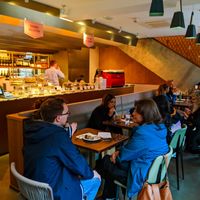 Inside of Wulf & Lamb at Wulf & Lamb Chelsea in London