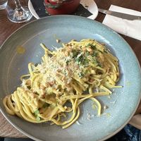 Pesto pasta   at Wulf & Lamb Chelsea in London