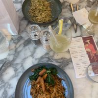 mushrooms pasta and wild pie!😍 #Veganuary at Wulf & Lamb Chelsea in London