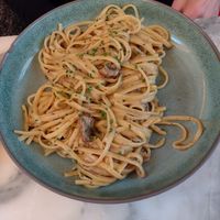 Mushroom pasta at Wulf & Lamb Chelsea in London