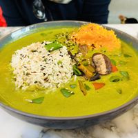 Green Coconut Curry  at Wulf & Lamb Chelsea in London