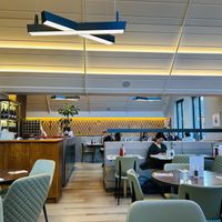 Beautiful Upstairs Dining Area  at Wulf & Lamb Chelsea in London