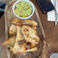 Garlic crisp guacamole   at Wulf & Lamb Chelsea in London