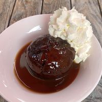 Toffee pudding  at Wulf & Lamb Chelsea in London