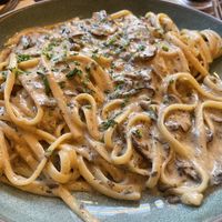 Pasta with mushrooms  at Wulf & Lamb Chelsea in London