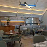 Upstairs dining room at Wulf & Lamb Chelsea in London