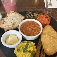 Wulf breakfastt  at Wulf & Lamb Chelsea in London